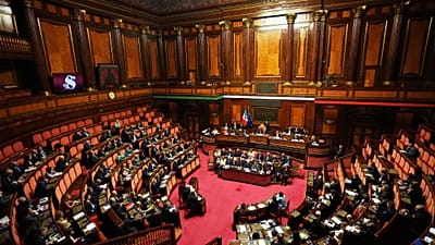 Immagine di archivio del Parlamento italiano