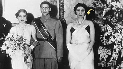  مراسم ازدواج ولیعهد وقت ایران، محمدرضا پهلوی و ملکه فوزیه در کاخ عابدین قاهره، مارس ۱۹۳۹