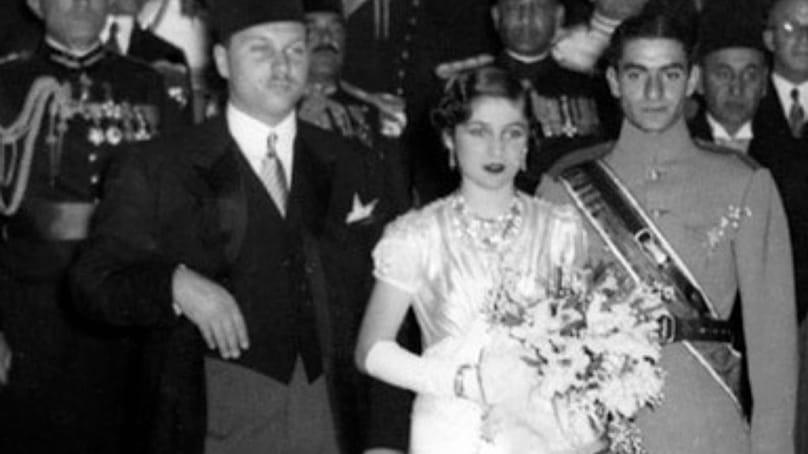  مراسم ازدواج ملکه فوزیه و محمدرضا پهلوی در قاهره، سال ۱۳۱۸