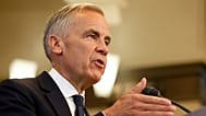 Prime Minister Mark Carney speaks about Canada's response to new US tariffs during a news conference on Parliament Hill in Ottawa.