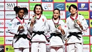 Podium in the under-57 kg weight category