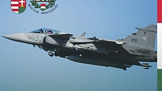 Illusztráció: a Magyar Honvédség Gripenjének fotója a honvédelmi miniszter bejegyzésében