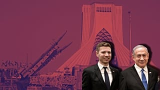 نتانیاهو در کنار پسرش 