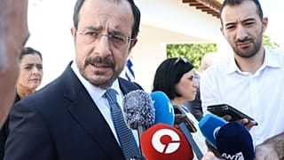 Ο Πρόεδρος της Κυπριακής Δημοκρατίας Νίκος Χριστοδουλίδης στο ετήσιο εθνικό μνημόσυνο των ηρώων της ΕΟΚΑ Ιωνά Νικολάου και Κυριάκου Κολοκάση