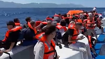 An Bord der Fähre waren mehr als 260 Passagiere