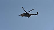 Τουρκικό ελικόπτερο πετά πάνω από το σημείο της τραγωδίας