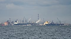 View of the oil refinery of Fos-Lavera near Marseille, southern France, Wednesday, March 11, 2026. (AP Photo/Philippe Magoni)