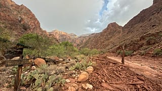 Bright Angel Creek near the Phantom Ranger Station in the Grand Canyon, 29 August, 2026
