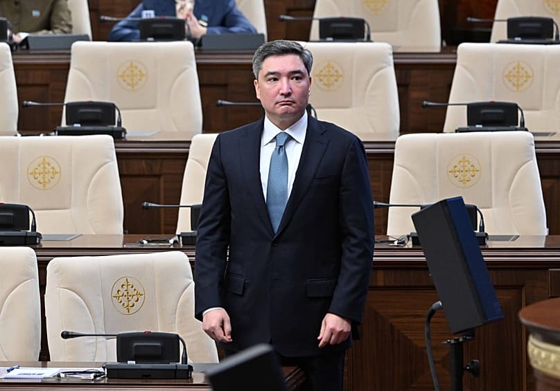 Kazakhstan’s Prime Minister Olzhas Bektenov, a former head of the Anti-Corruption Agency.