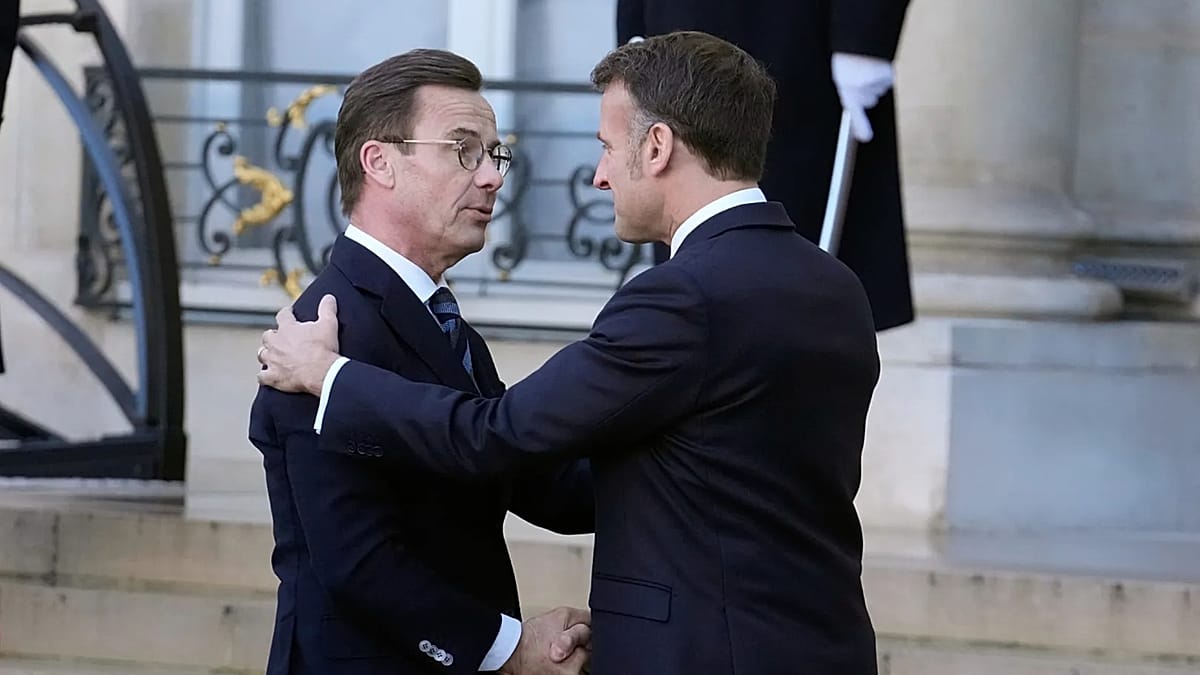 Macron in Sweden to sign multi-billion euro frigate deal and strengthen strategic partnership
