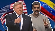 Fotomontaje de Donald Trump y Nicolás Maduro.