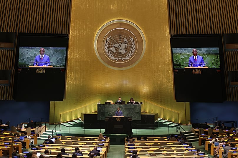 A view of the United Nations General Assembly in New York, 26 September, 2025