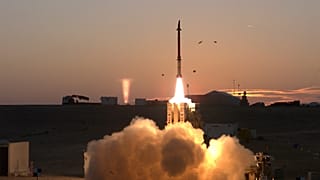 A launch of the David's Sling missile defence system, 21 December, 2015