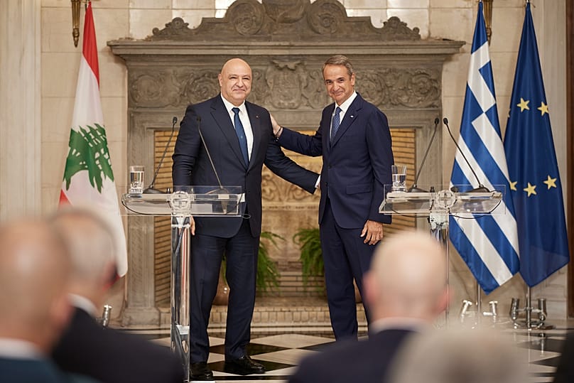 Τζόζεφ Αούν και Κυριάκος Μητσοτάκης