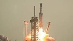 FILE - A SpaceX rocket with the space observatory Roman Telescope lifts off from a launch complex at the Kennedy Space Center in Cape Canaveral, Fla., Sunday, Aug. 30, 2026.