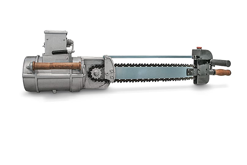 Erste Einmann-Elektromotorsäge von Stihl