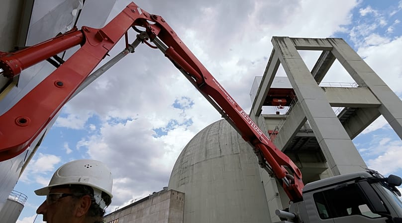 Der Bau hat begonnen.