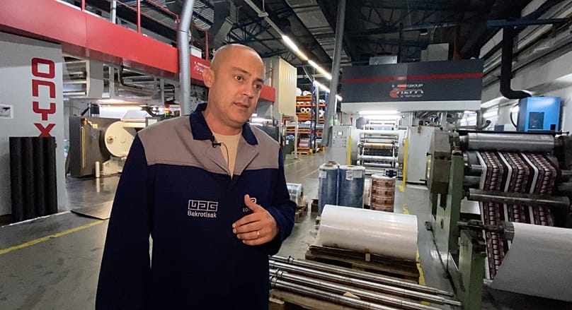 Blaženko Marić, directeur général de Rotoplast. L'entreprise réutilise des solvants purifiés