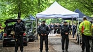 Una imagen de archivo, del 26 de julio de 2026, de la Policía alemana tras un atentado reciente