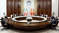 دیدار روسای جمهوری ایران قرقیزستان در حاشیه نشست رهبران سازمان همکاری شانگهای