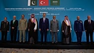 وزراء خارجية ومسؤولون من السعودية وتركيا وباكستان خلال أول اجتماع للجنة السياسية والدفاعية لـ"اتفاق مكة" في إسطنبول، 31 آب 2026.