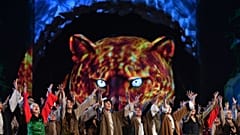Cerimonia di apertura dei Nomad Games, alla Bishkek Arena