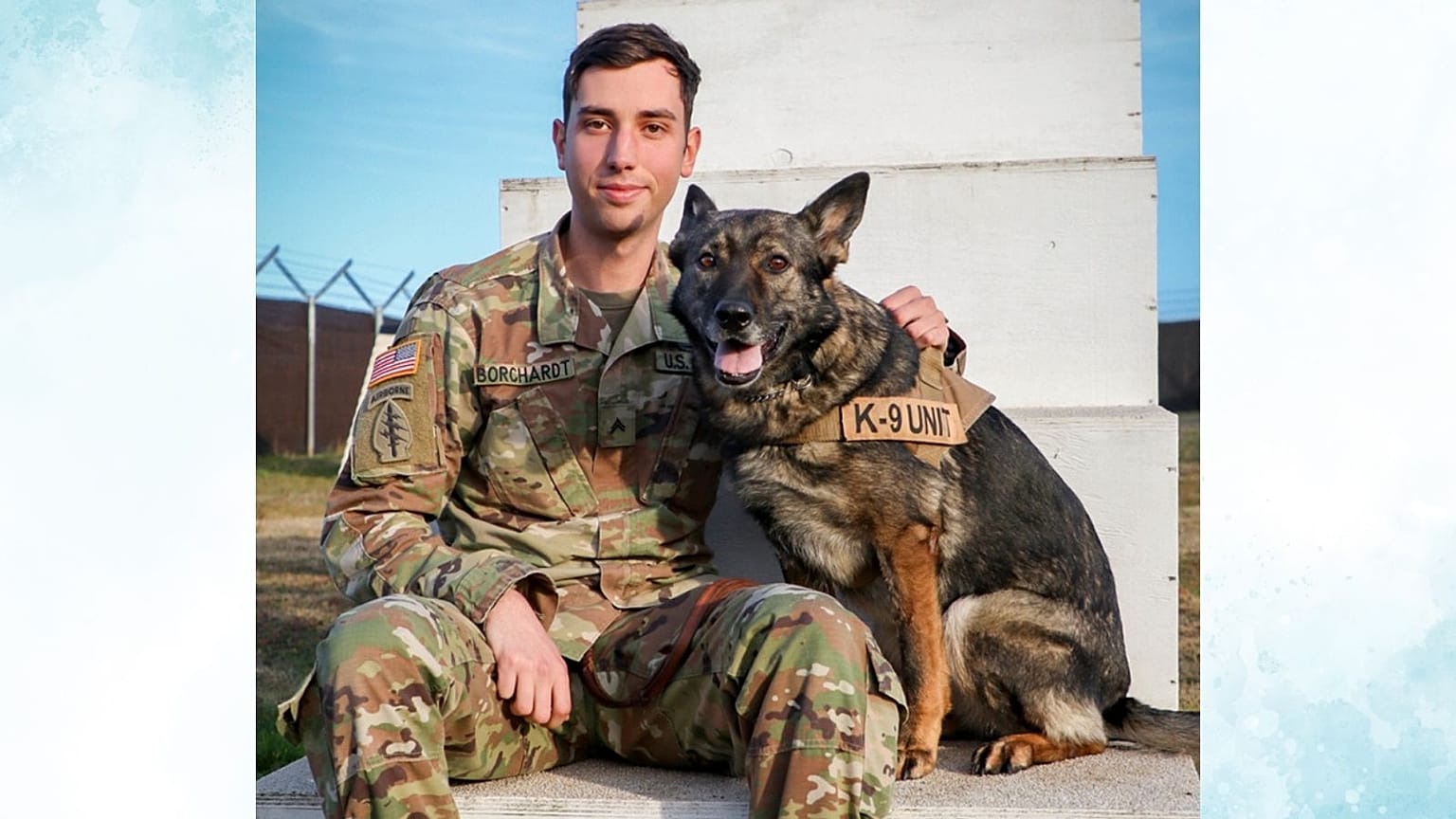 Army Cpl. Dustin Borchardt & Pearl