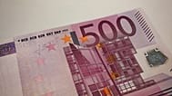 Imagen de un fajo de billetes de 500 euros.