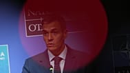 El presidente del Gobierno español, Pedro Sánchez, interviene durante una rueda de prensa en la cumbre de la OTAN celebrada en Ankara, Turquía, el 8 de julio de 2026.
