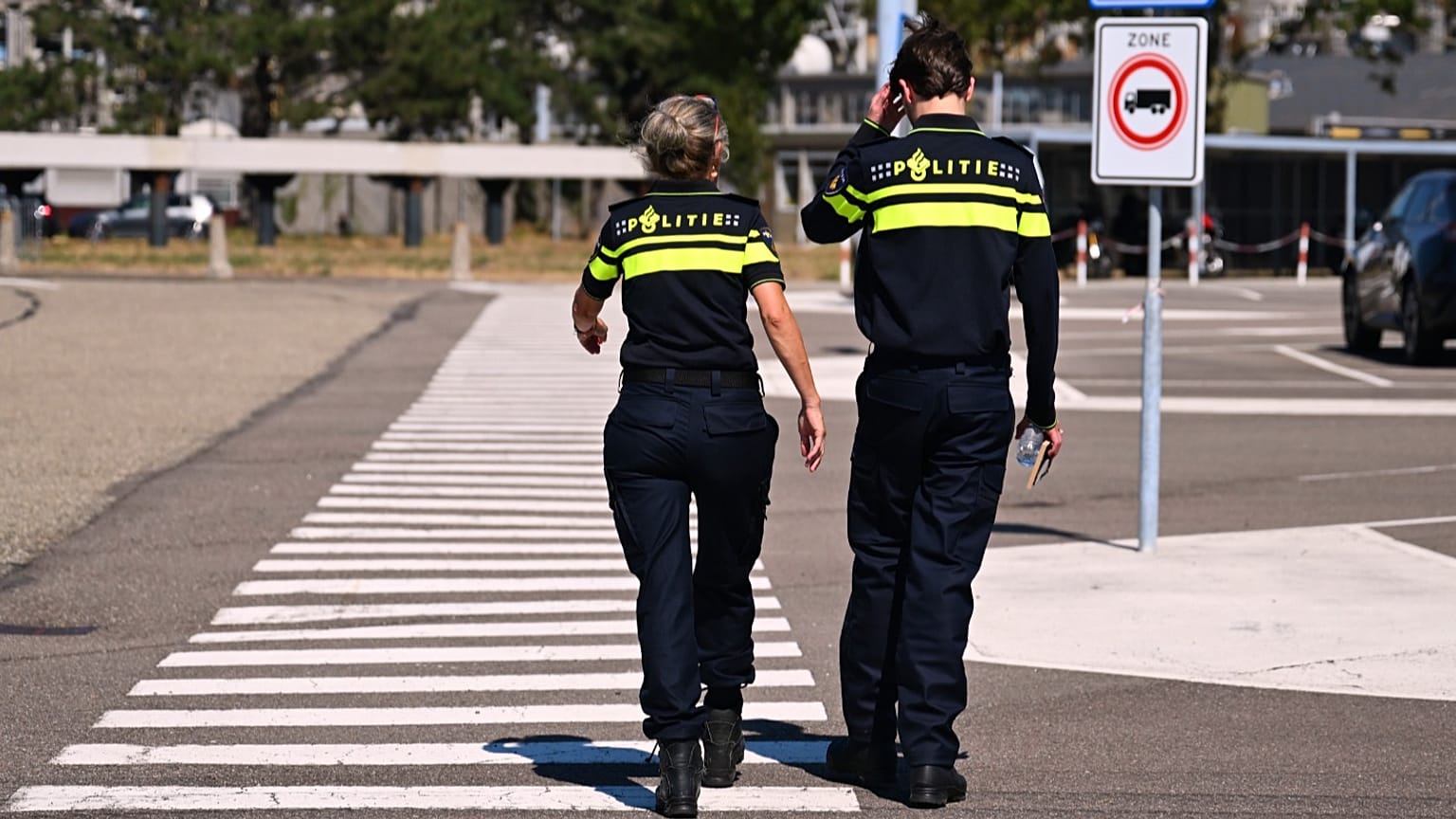 Police officers in Rotterdam, 13 August, 2026