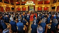 King Haakon VIII takes the oath according to the Constitution in the Storting in Oslo, 1 September, 2026