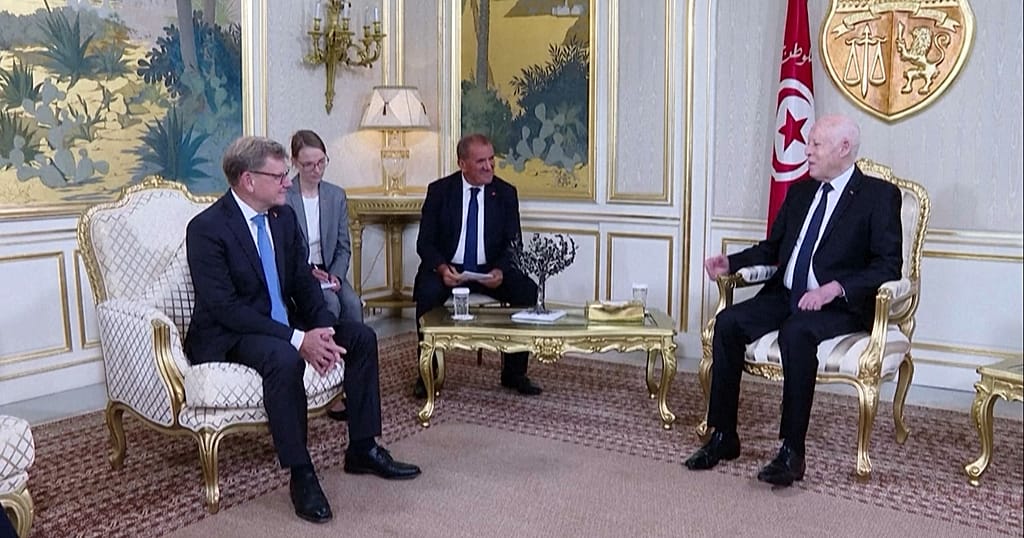 Tunisie : Kaïs Saïed reçoit le chef de la diplomatie allemande