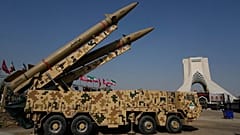 FILE: Iranian domestically built missiles are displayed by the armed forces in front of the Azadi monument in Tehran, 29 July 2026