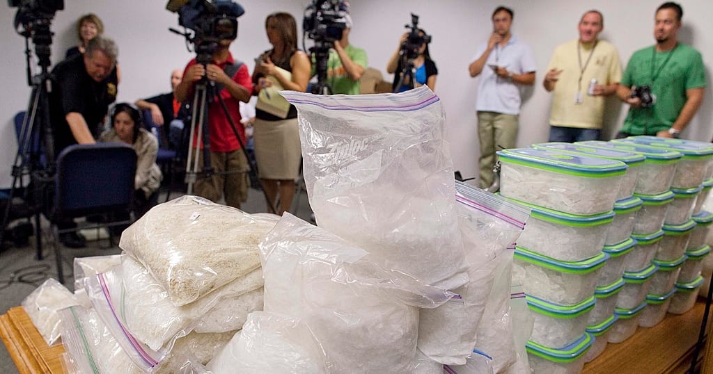13 suspects detained after methamphetamine lab dismantled
