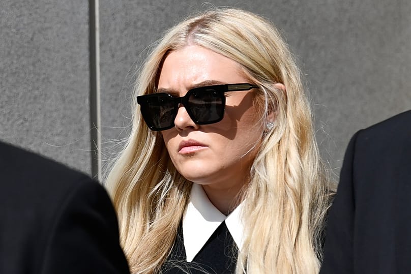 FILE - Erika Kirk leaves the Fourth District Courthouse after a hearing for Tyler Robinson, who is accused in the fatal shooting of Charlie Kirk, in Provo, Utah July 6, 2026