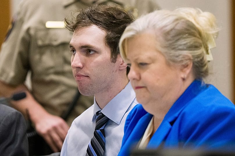 FILE - Tyler Robinson, who is accused of fatally shooting Charlie Kirk, sits beside defence attorney Kathryn Nester during a hearing in court in Provo, Utah, on 16 Jan, 2026