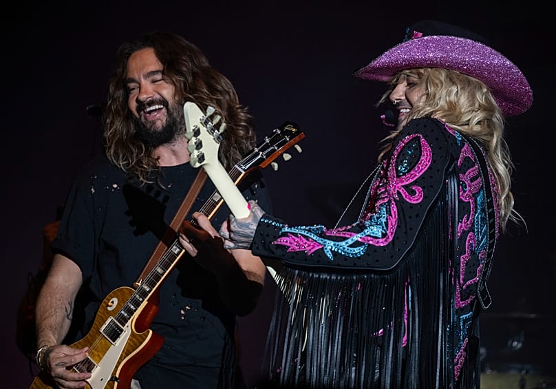 Bill und Tom Kaulitz von Tokio Hotel in Berlin 2023