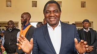 Zambia's Hichilema sworn in for a second term after tense vote