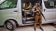 A Sri Lankan police officer in Colombo, 21 September, 2024