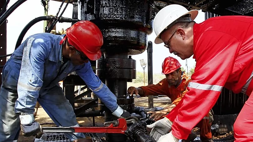Olajmunkások Venezuelában