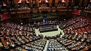 A view of the Italian parliament in Rome, 25 October, 2022