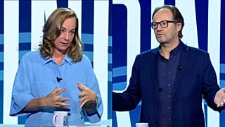 MEPs Bentele (EPP) and Germain (S&D) in The Ring