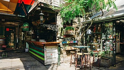 Szimpla Kert in Budapest was the city’s first ruin bar - and came in the top spot in this ranking