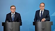 Dobrindt und Wadephul sprechen in Berlin über den versuchten Drohnenangriff auf den Flughafen Leipzig/Halle.