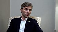 Kęstutis Budrys, ministre des Affaires étrangères de Lituanie, lors d’un entretien avec Euronews en Irlande, le 2 septembre 2026