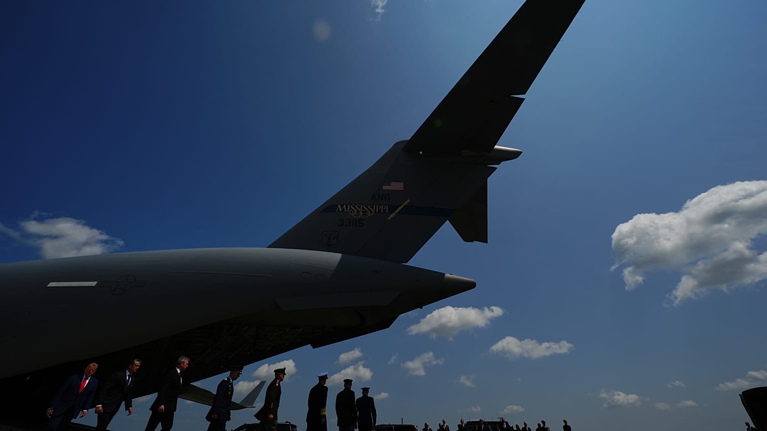 قاعدة دوفر الجوية (Dover Air Force Base) لسلاح الجو الأمريكي، في ولاية ديلاوير، الولايات المتحدة.