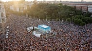 Protesters gather in support of Ceuta to mark the city's anniversary in Madrid, Spain, Wednesday, Sept. 2, 2026