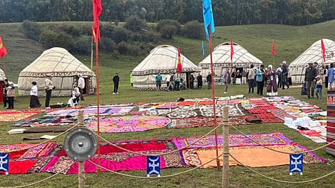 Ethno-village in Kyrchyn Gorge, Kyrgyzstan