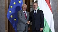 António Costa és Magyar Péter Budapesten