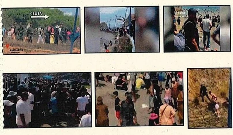 Algunas de las imágenes incluidas en el informe del Cenif.